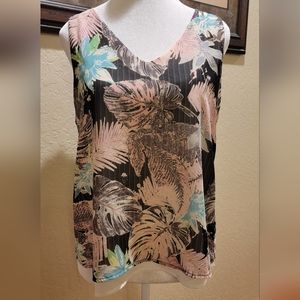 % Renee C Double Layer Tank Top - Size XS